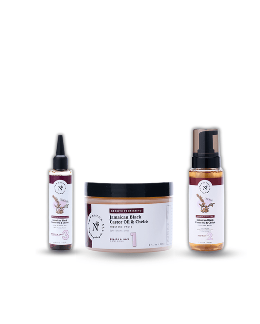 Jamaican Black Castor Oil + Chebe Styling Bundle