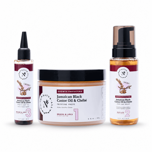 Jamaican Black Castor Oil + Chebe Styling Bundle